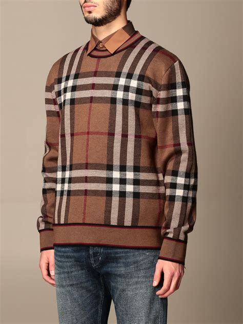 mens burberry sweater ebay|burberry jumpsuit for men.